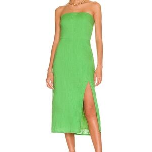 Serena Midi Dress in Green